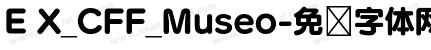 E X_CFF_Museo字体转换